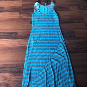 Striped maxi dress